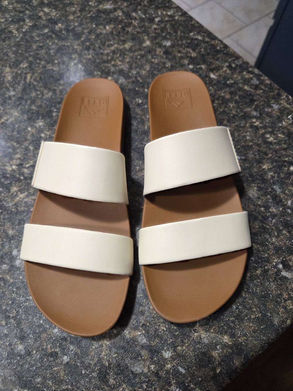 REEF Women’s Two-Strap  Slide Sandals